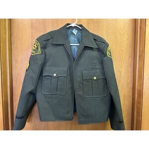 Rare LASD Los Angeles County Sheriff Vintage Uniform Jacket Unisex Formal Event.